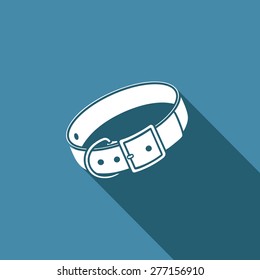 Dog collar icon. Vector illustration.