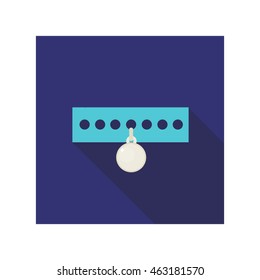 dog collar icon. vector illustration