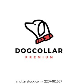 Dog Collar Logo Vector Icon Illustration