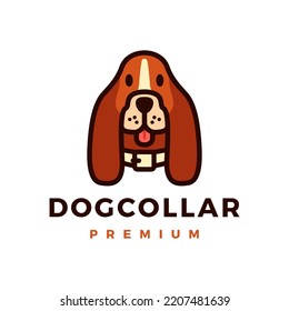 Dog Collar Logo Vector Icon Illustration