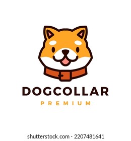 Dog Collar Logo Vector Icon Illustration