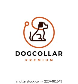 Dog Collar Logo Vector Icon Illustration