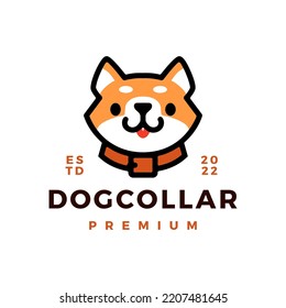 Dog Collar Logo Vector Icon Illustration