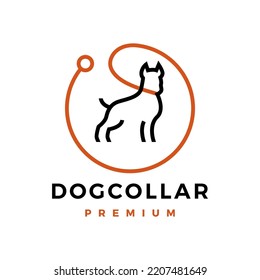 Dog Collar Logo Vector Icon Illustration