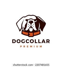 Dog Collar Logo Vector Icon Illustration