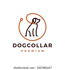 Dog Collar Logo Vector Icon Illustration