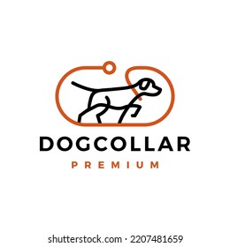 Dog Collar Logo Vector Icon Illustration