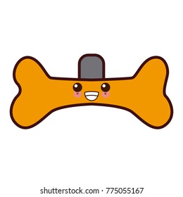 Dog collar symbol kawaii cute cartoon