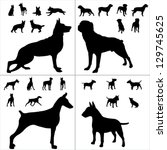 Dog Collection - Vector Silhouette