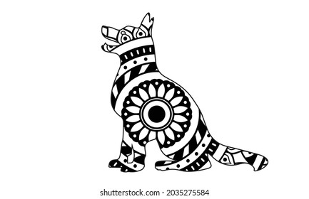 dog coloring book for kids ,adult.coloring page for animal lovers