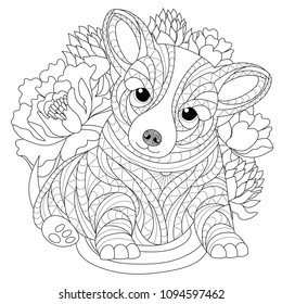 Dog Coloring Page