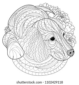 Dog Coloring Page