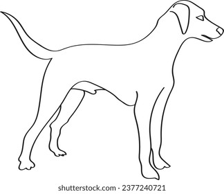 Dog coloring page for adults and kids