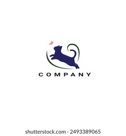 DOG COMPANY LOGO DESIGN WITH VECTOR