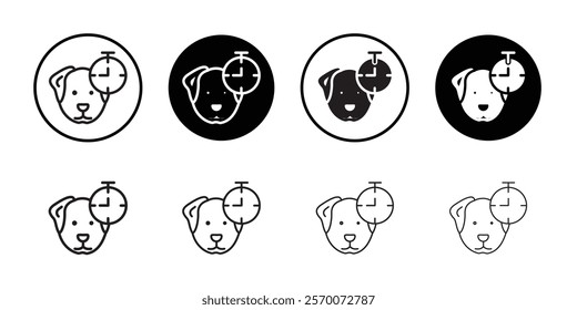 Dog competition icon Outline vector for web ui