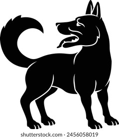 A dog, could be a Chinese zodiac horoscope astrology animal year sign