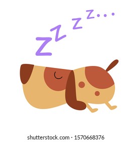 Dog Cute Cartoon Activity Vector Template Design Logo Illustration