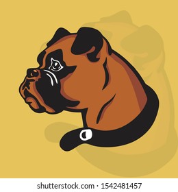 dog cute mascot design vector