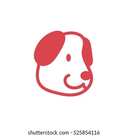 Dog Cute Pet Logo Design Template Element