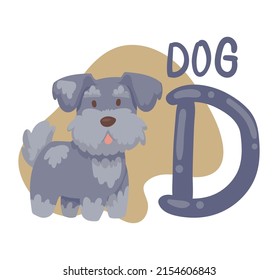 dog and d letter icon