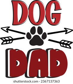  Dog dad  dad design and vector file