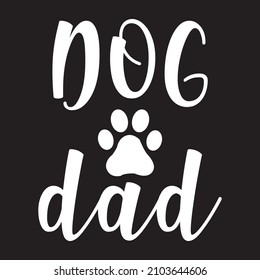 dog dad svg design vector file