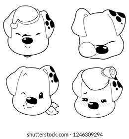 dog dalmatian cute