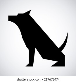 dog design icon ,vector illustration