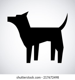 dog design icon ,vector illustration