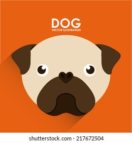 dog design icon ,vector illustration