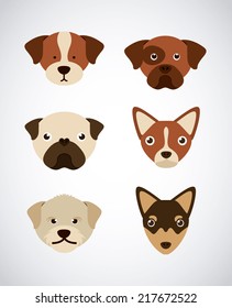 dog design icon ,vector illustration