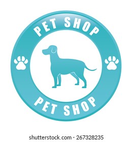 Dog design over white background, vector illustration.