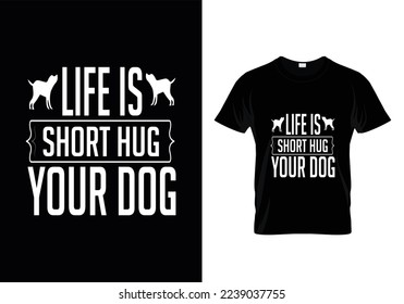 Dog Design vector illustration format that are perfect for t-shirt, coffee mug, poster, cards, pillow cover, sticker, Canvas design, and Musk design.