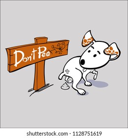 dog don't pee