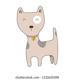 Dog doodle cartoon