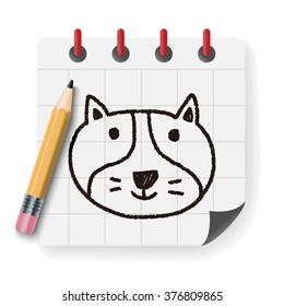 dog doodle drawing