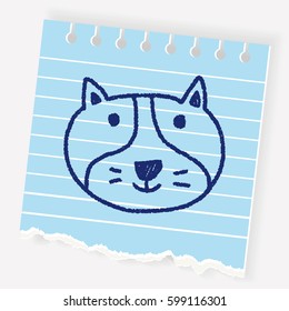 dog doodle drawing