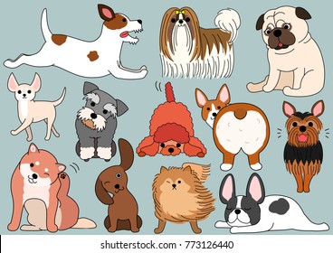 dog doodle set