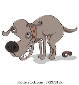 Dog doodle. Vector illustration