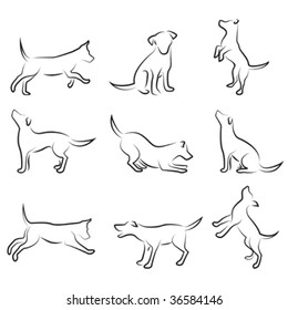 dog drawing set