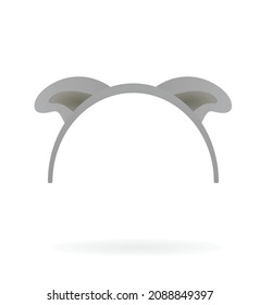 Dog ears mask. vector illustration