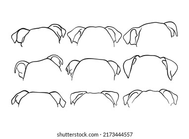 3,250 Bulldog cartoon illustration outline vector Images, Stock Photos ...