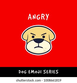 Dog Emoji Series : Angry