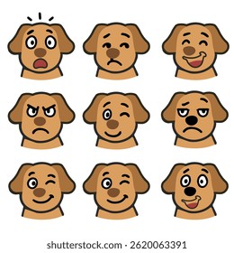 Dog emotions icons set cartoon vector
vector set collection cartoon animals illustrations on white background
cartoon collection dog
collection of 9 cartoon animals