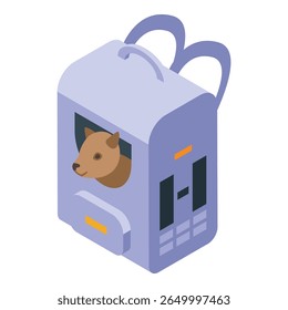 Dog enjoying a safe and comfortable ride in a modern pet backpack designed for travel
