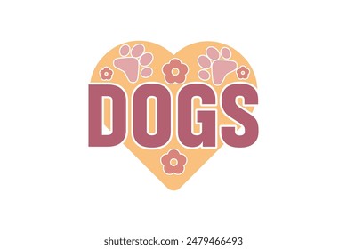 Dog EPS T-shirt Design. Dog quotes t-shirt designs