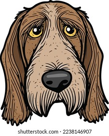 Dog Face Close Up Portrait illustration 17