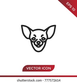 Dog face icon