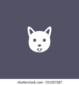 dog face icon design