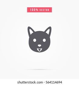 dog face icon design